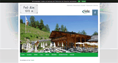 Desktop Screenshot of feilalm.at